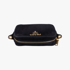 Prada Velvet Black Velour 42 Shoulder — view 8