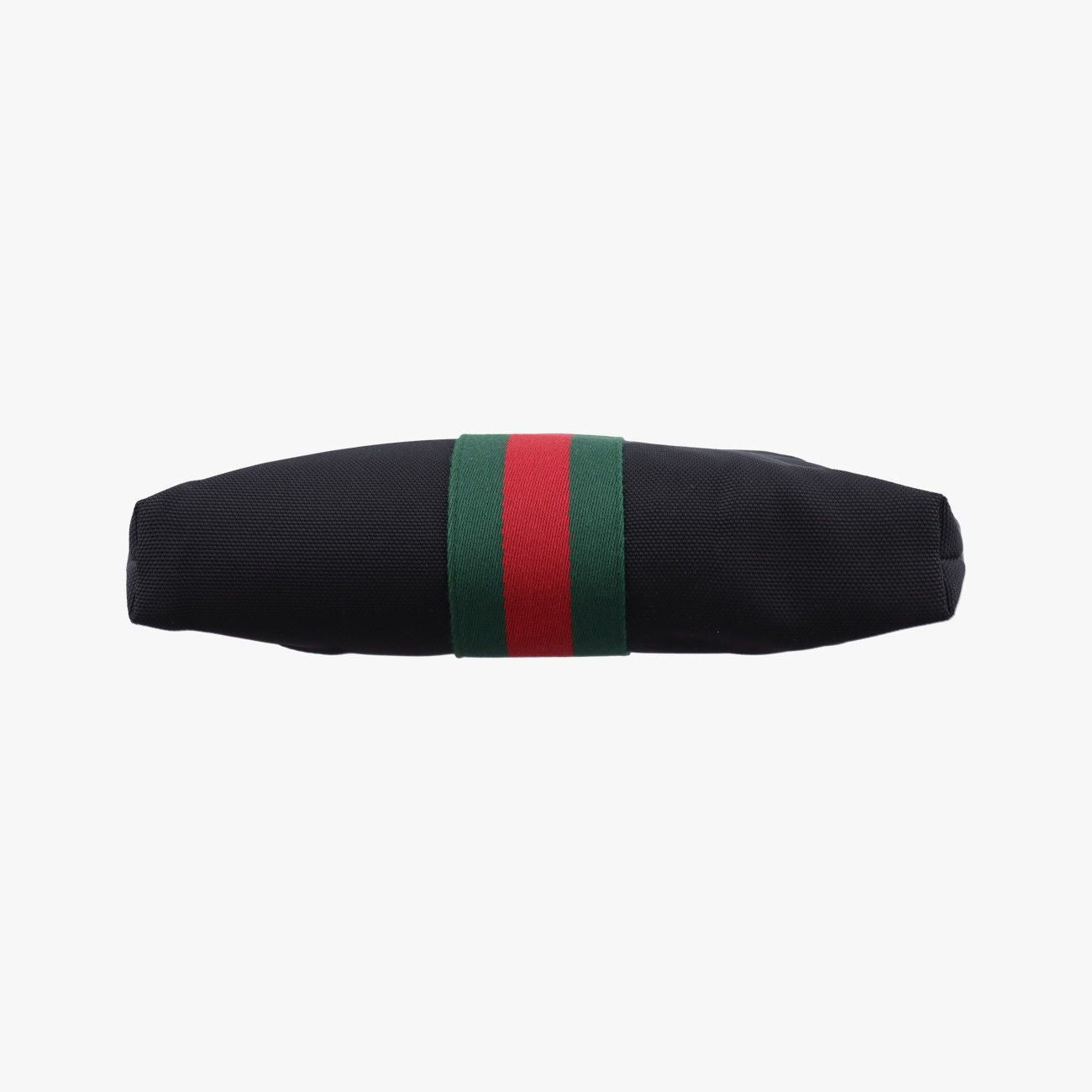 Gucci Sherry Line Black Red Green Canvas Tote — view 3