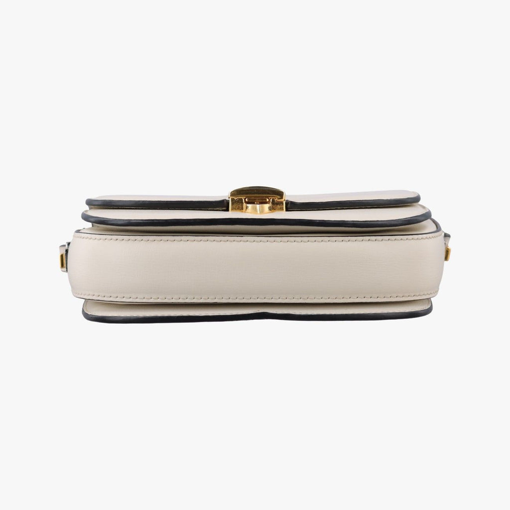 Gucci Sylvie White Leather Shoulder — view 3