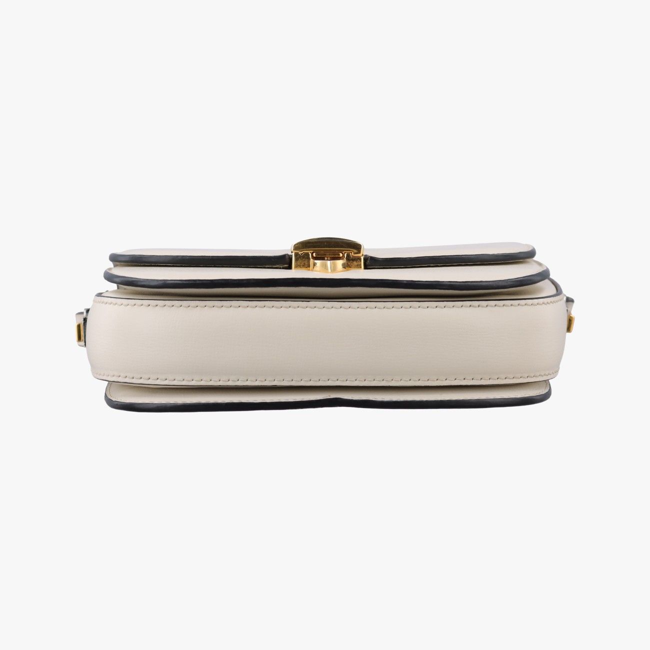 Gucci Sylvie White Leather Shoulder — view 3