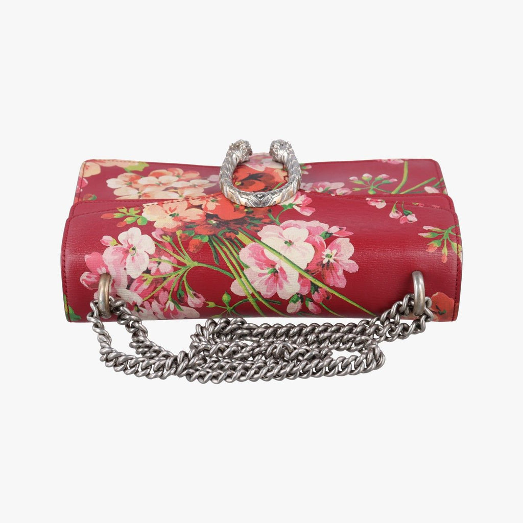 Gucci Dionysus Red Multicolor Leather Shoulder — view 8