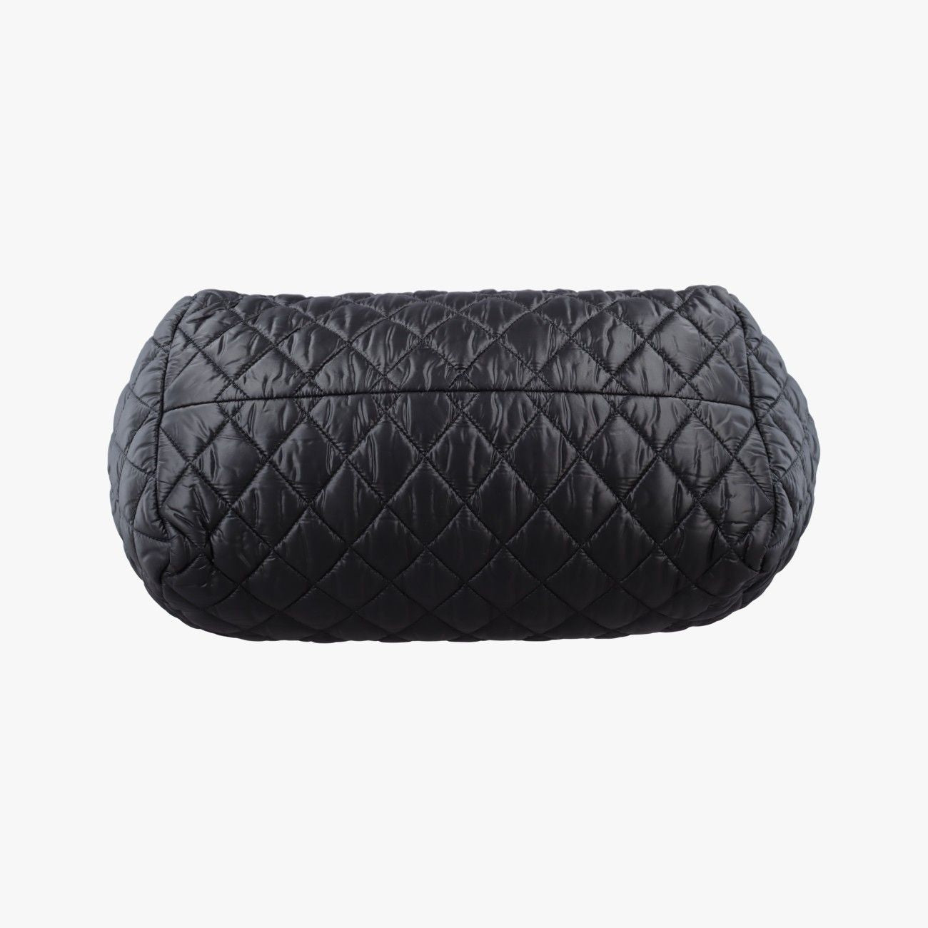 Chanel Coco Cocoon Quilted Black Nylon Leather Handbag — view 3