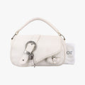 Dior Gaucho White Leather Handbag