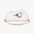 Dior Gaucho White Leather Handbag — view 8