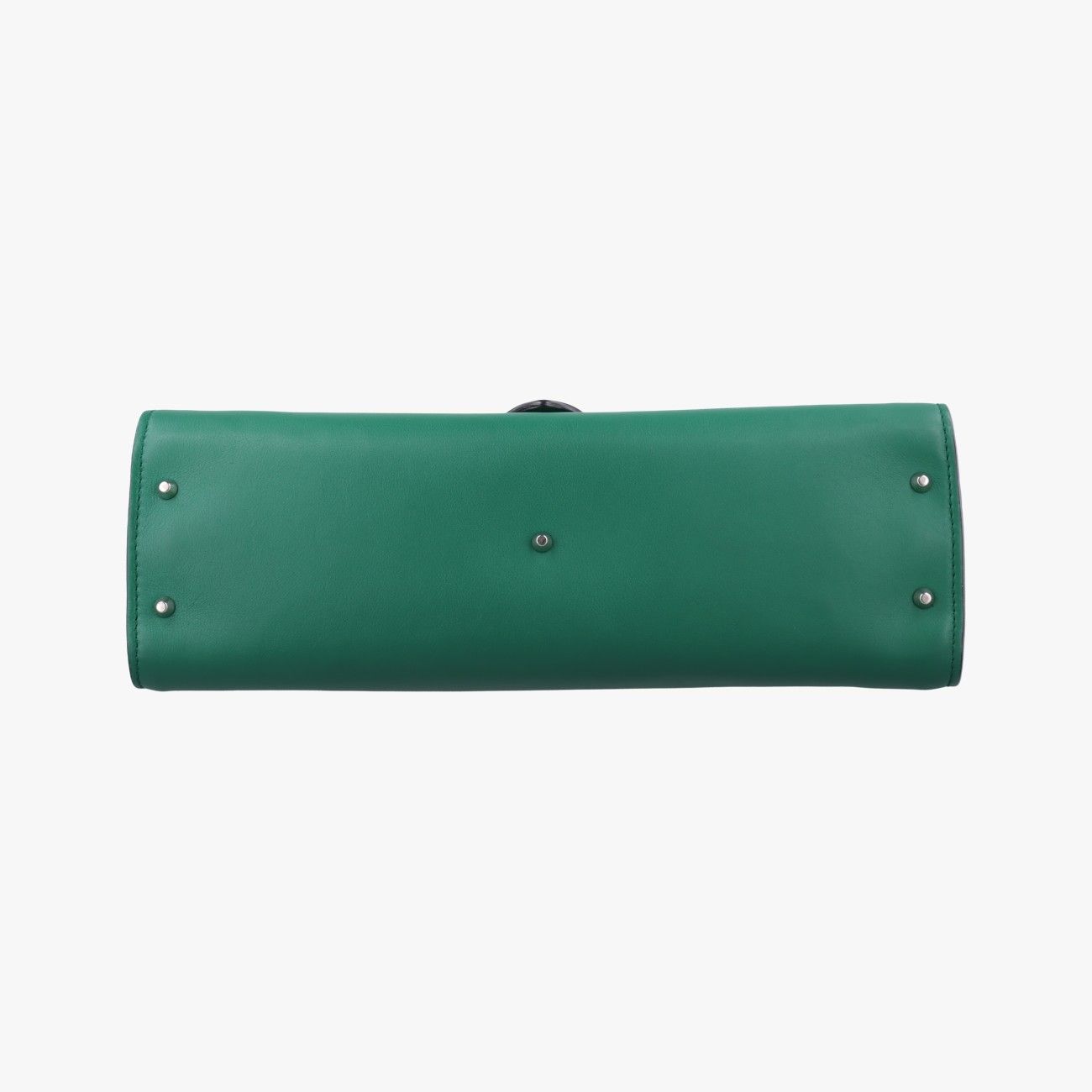 Gucci Interlocking Green Leather Shoulder — view 3