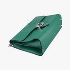 Gucci Interlocking Green Leather Shoulder — view 5