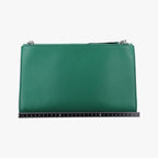 Gucci Interlocking Green Leather Shoulder — view 2