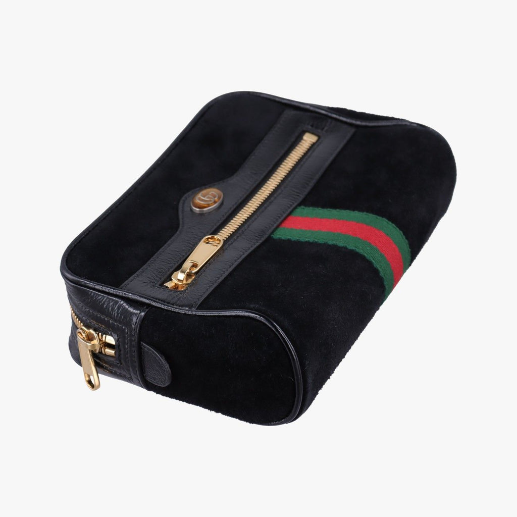 Gucci Ophidia Black Suede Leather Shoulder — view 5