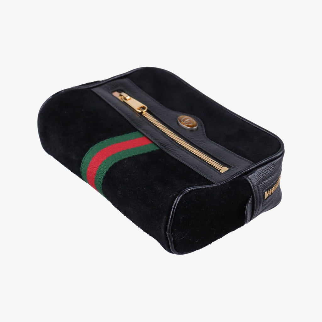 Gucci Ophidia Black Suede Leather Shoulder — view 4