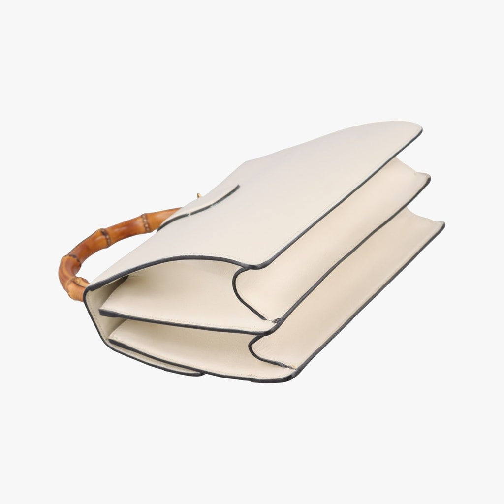 Gucci Dionysus Bamboo White Navy Red Leather Shoulder — view 7