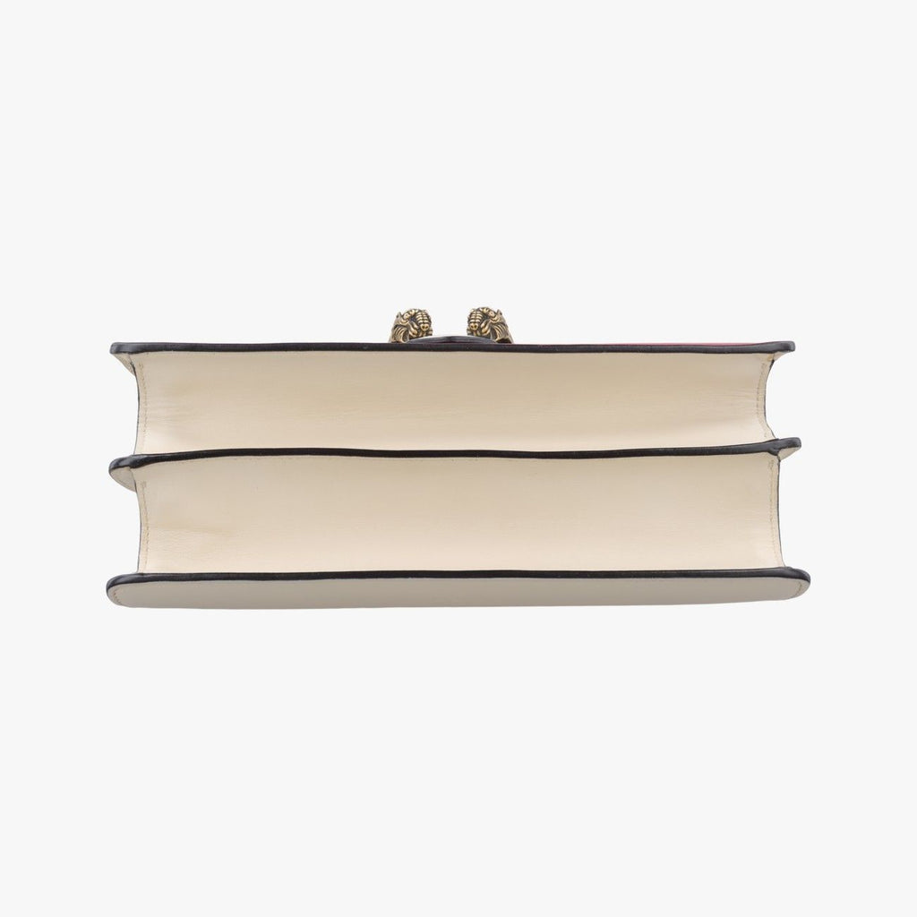 Gucci Dionysus Bamboo White Navy Red Leather Shoulder — view 3