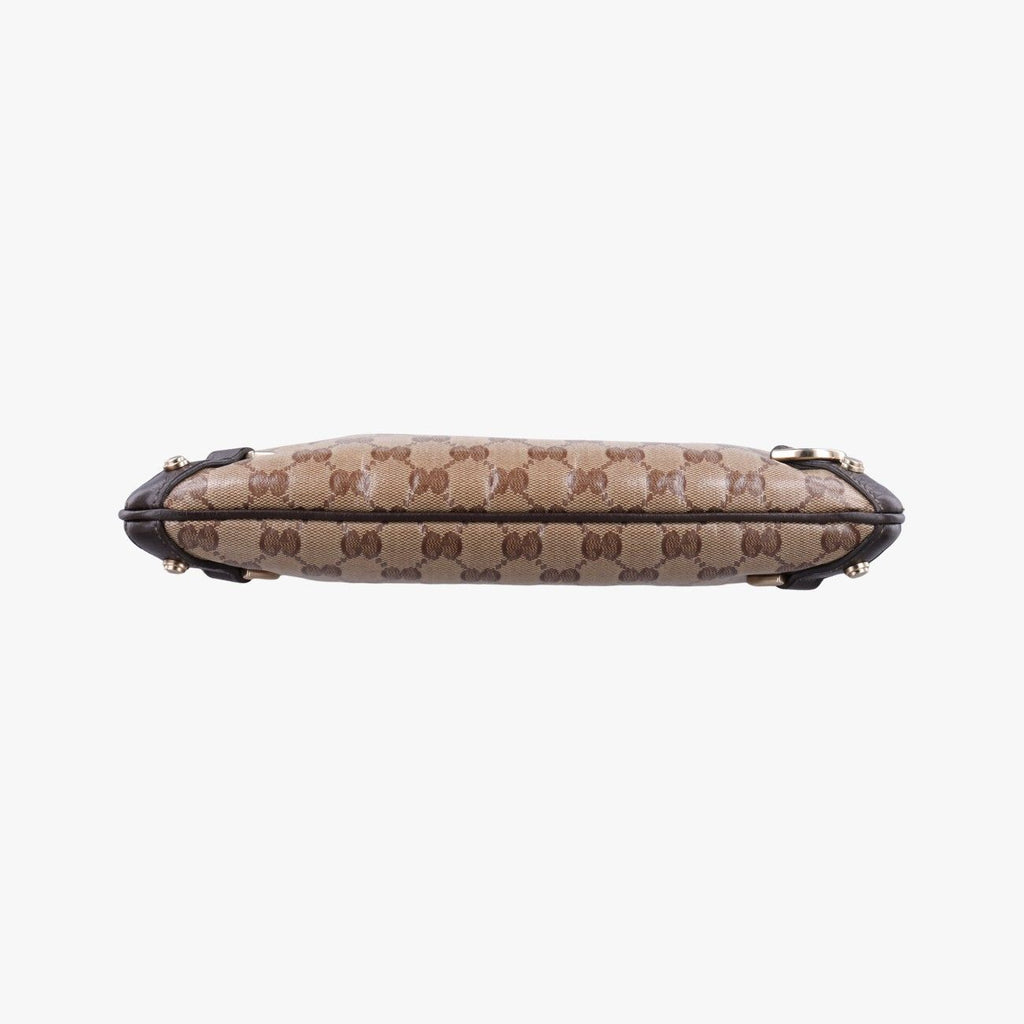 Gucci Abbey Brown Canvas Tote — view 3