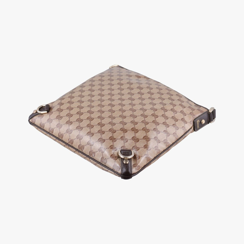 Gucci Abbey Brown Canvas Tote — view 6
