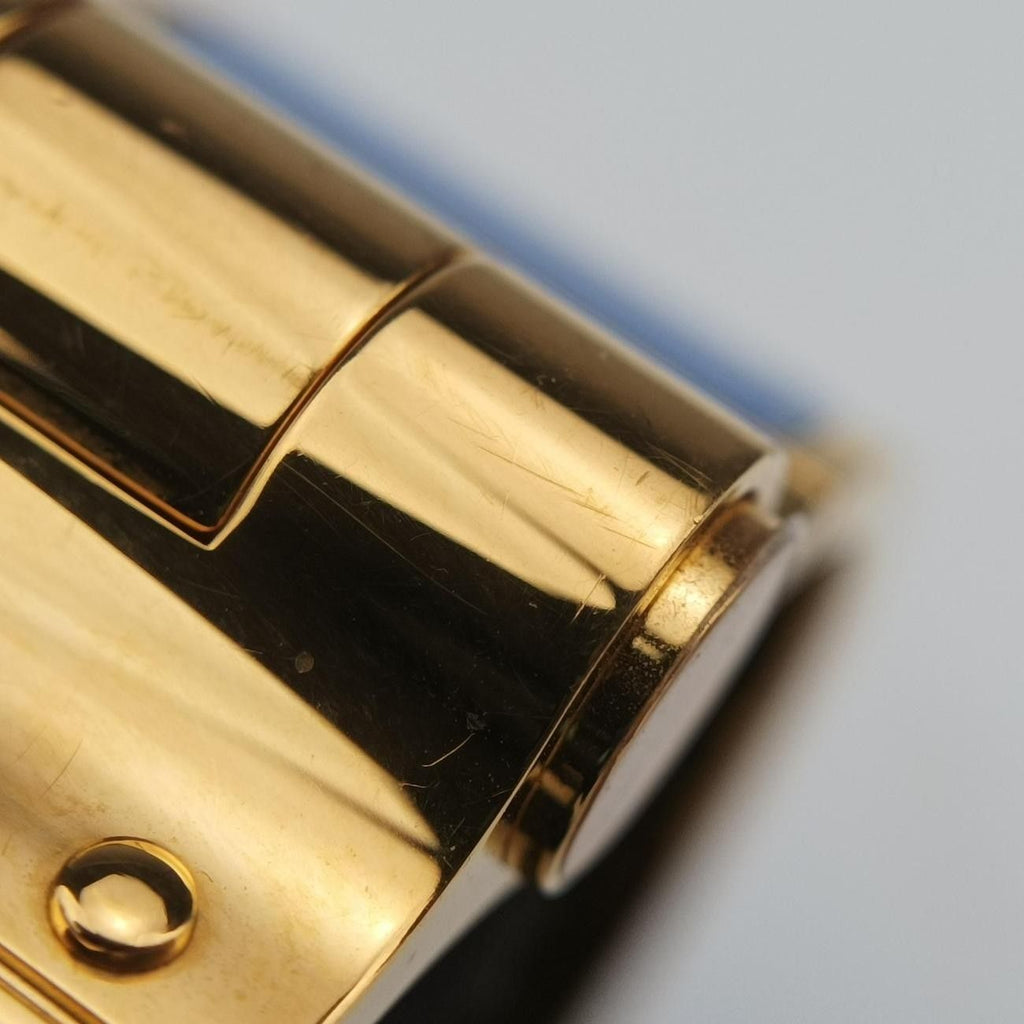 Hermes Clic Clac Blue Gold Bracelet — view 8