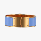 Hermes Clic Clac Blue Gold Bracelet — view 2