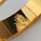 Hermes Clic Clac Blue Gold Bracelet — view 6