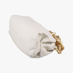 Bottega Veneta the Chain Pouch White Lambskin — view 6