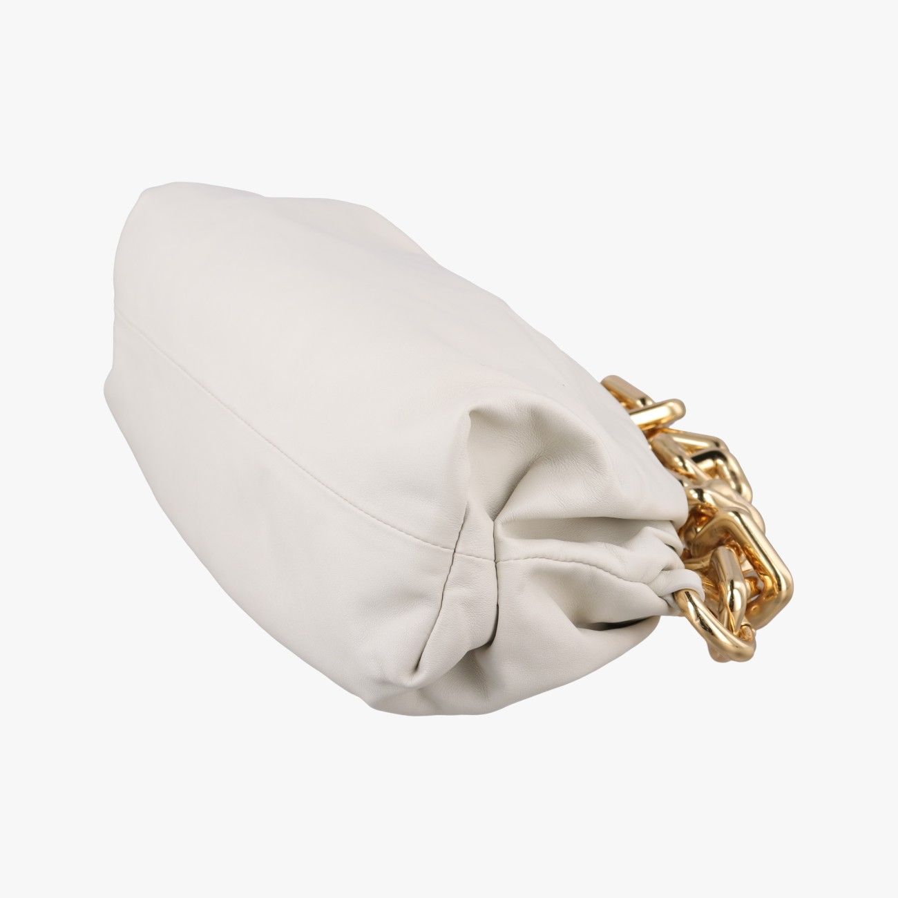Bottega Veneta the Chain Pouch White Lambskin — view 6