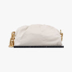 Bottega Veneta the Chain Pouch White Lambskin — view 2