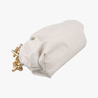 Bottega Veneta the Chain Pouch White Lambskin — view 5