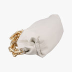 Bottega Veneta the Chain Pouch White Lambskin — view 7
