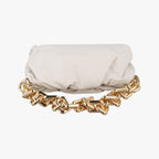 Bottega Veneta the Chain Pouch White Lambskin — view 8