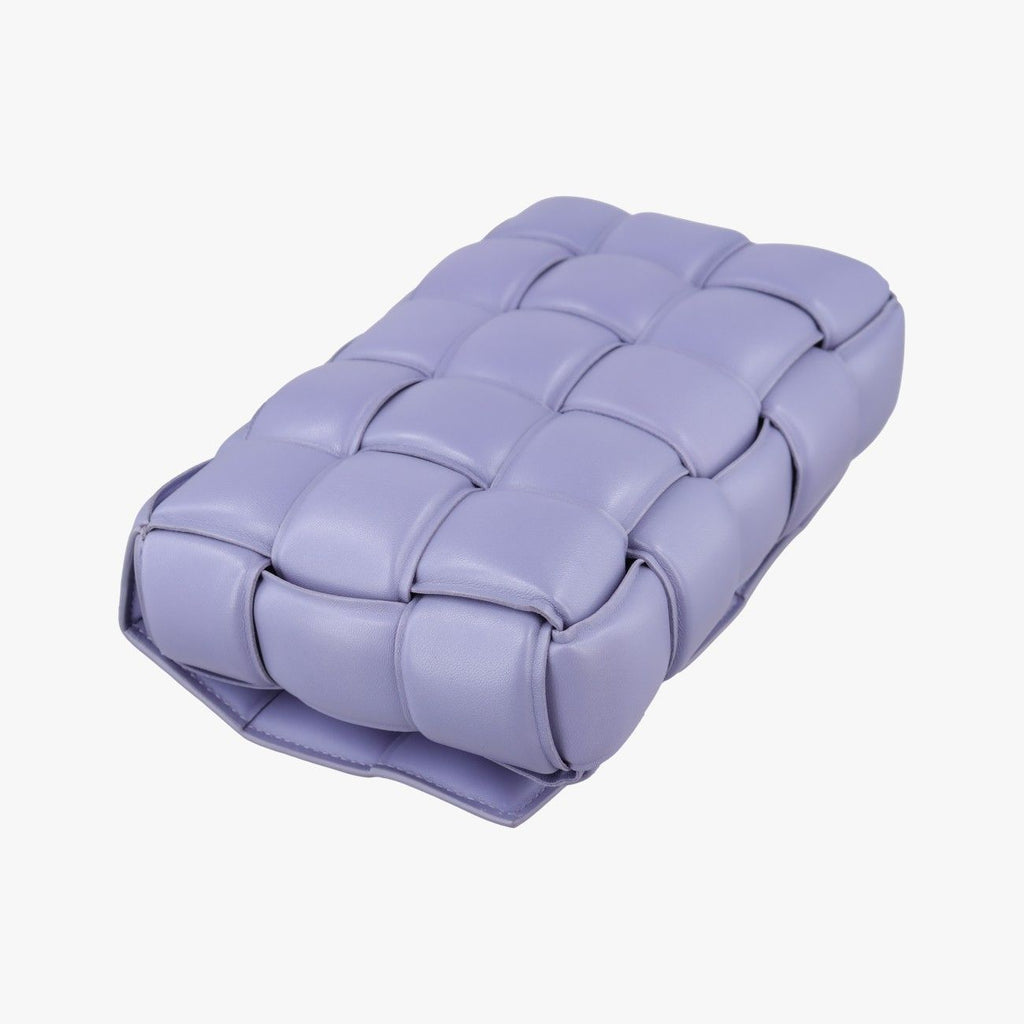 Bottega Veneta Padded Cassette Purple Lambskin Shoulder — view 7