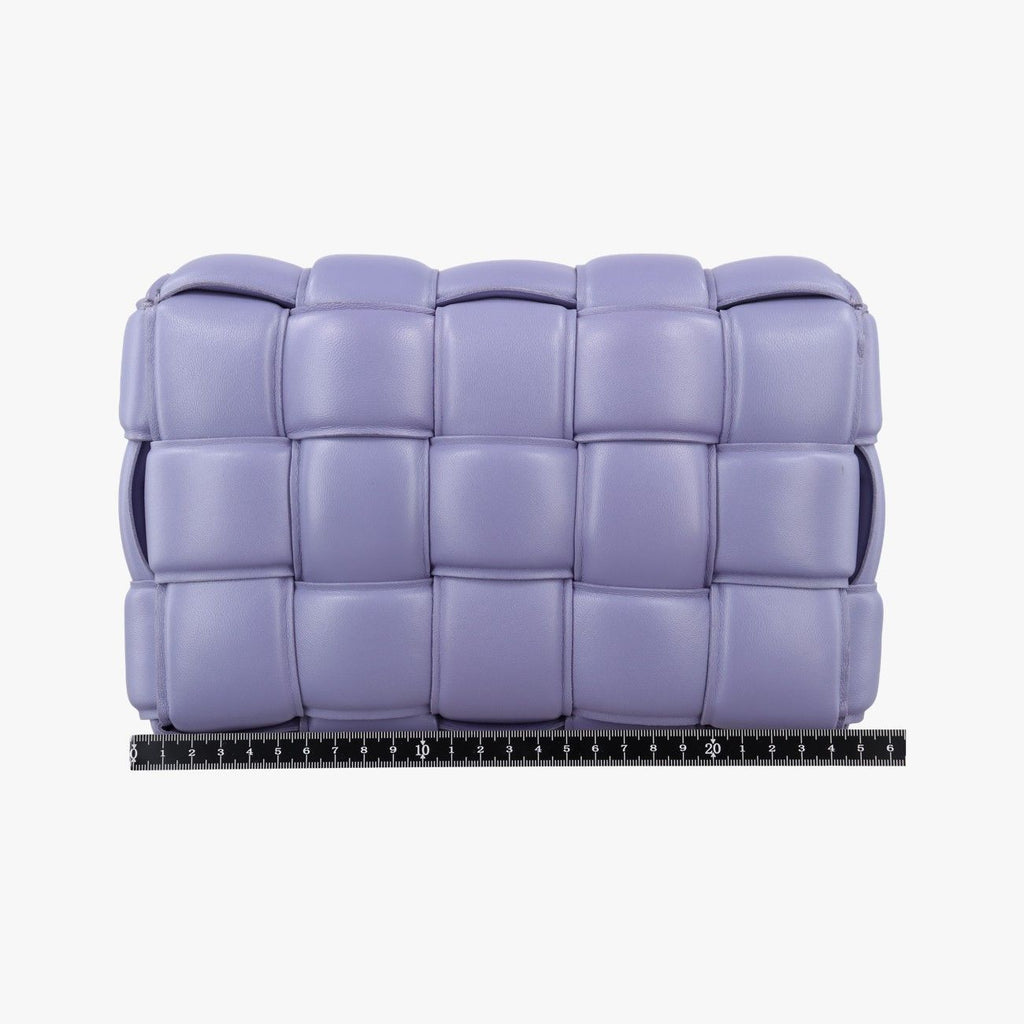 Bottega Veneta Padded Cassette Purple Lambskin Shoulder — view 2