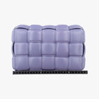 Bottega Veneta Padded Cassette Purple Lambskin Shoulder — view 2