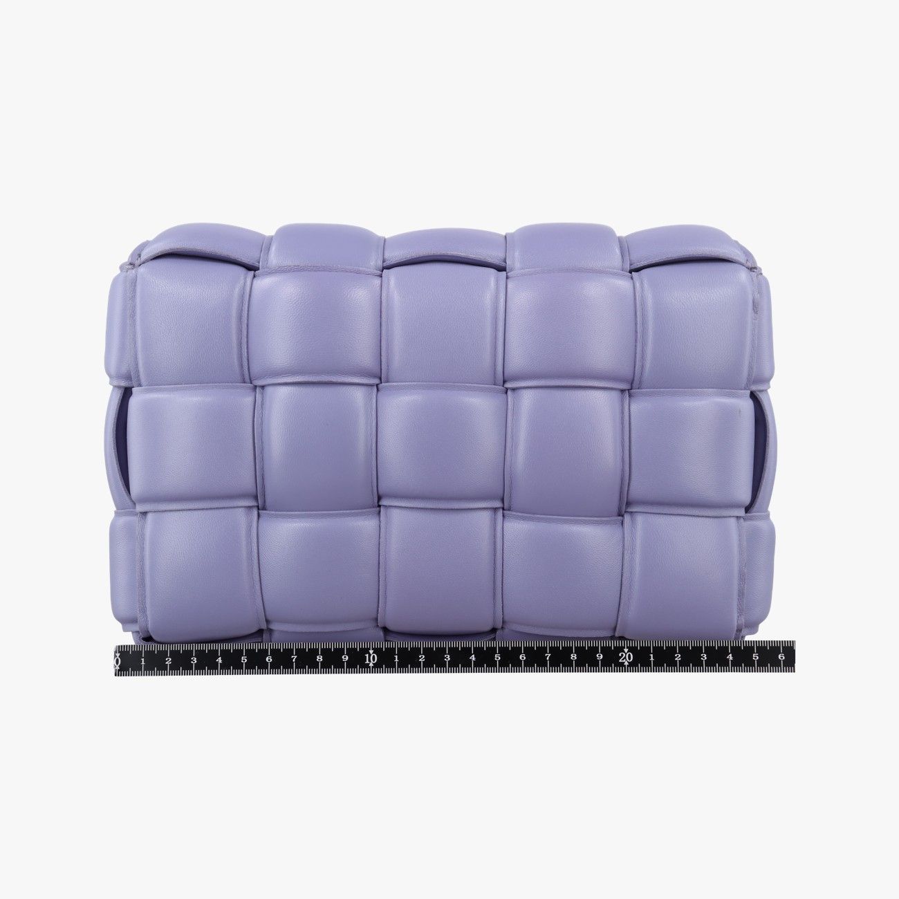 Bottega Veneta Padded Cassette Purple Lambskin Shoulder — view 2