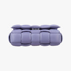 Bottega Veneta Padded Cassette Purple Lambskin Shoulder — view 3