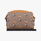 Gucci Mickey Mouse Disney Collaboration Brown Canvas Leather Shoulder — view 2