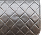 Chanel Black Lamb Full Flap Push Lock Quilted 23 — view 8