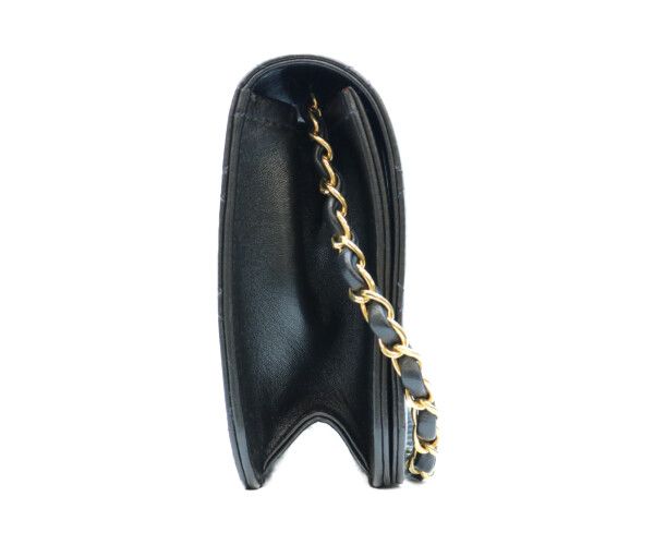 Chanel Black Lamb Full Flap Push Lock Quilted 23 — view 4
