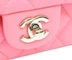 Chanel Pink Lamb Gold Mini Quilted 20 — view 6