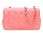 Chanel Pink Lamb Gold Mini Quilted 20 — view 3