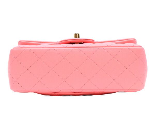 Chanel Pink Lamb Gold Mini Quilted 20 — view 5