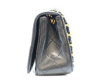 Chanel Black Gold Turnlock Full Flap Mini Quilted 19 — view 2