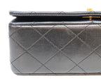 Chanel Black Gold Turnlock Full Flap Mini Quilted 19 — view 7