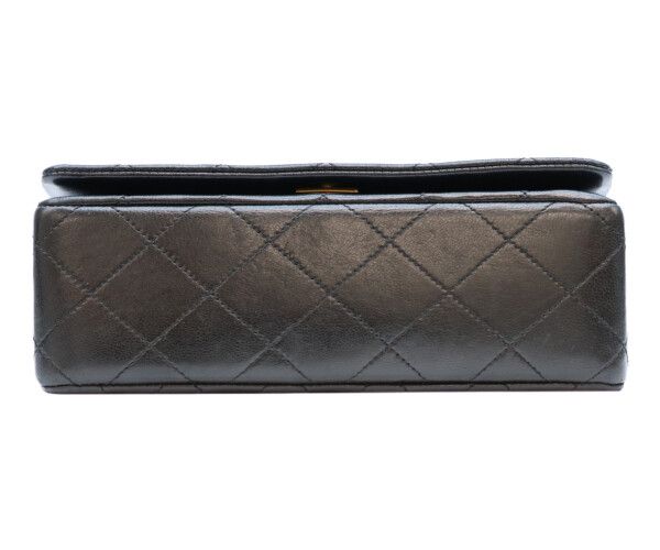 Chanel Black Gold Turnlock Full Flap Mini Quilted 19 — view 5