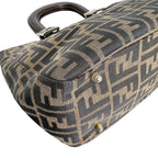 Fendi Zucca Shoulder Bag Lightweight Brown — view 8