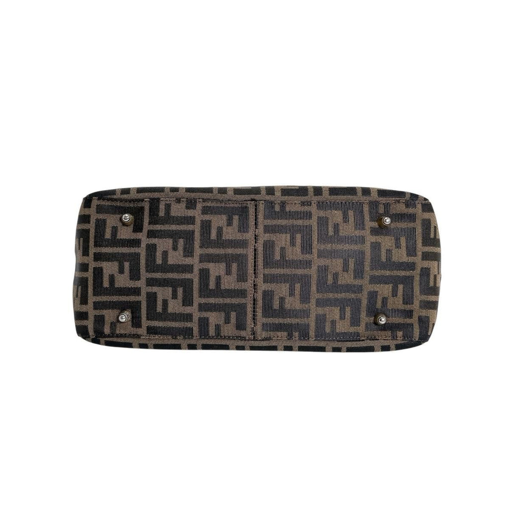 Fendi Zucca Shoulder Bag Lightweight Brown — view 4
