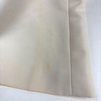 Chanel Logo Button Short Sleeve Dress Silk Ivory — view 5