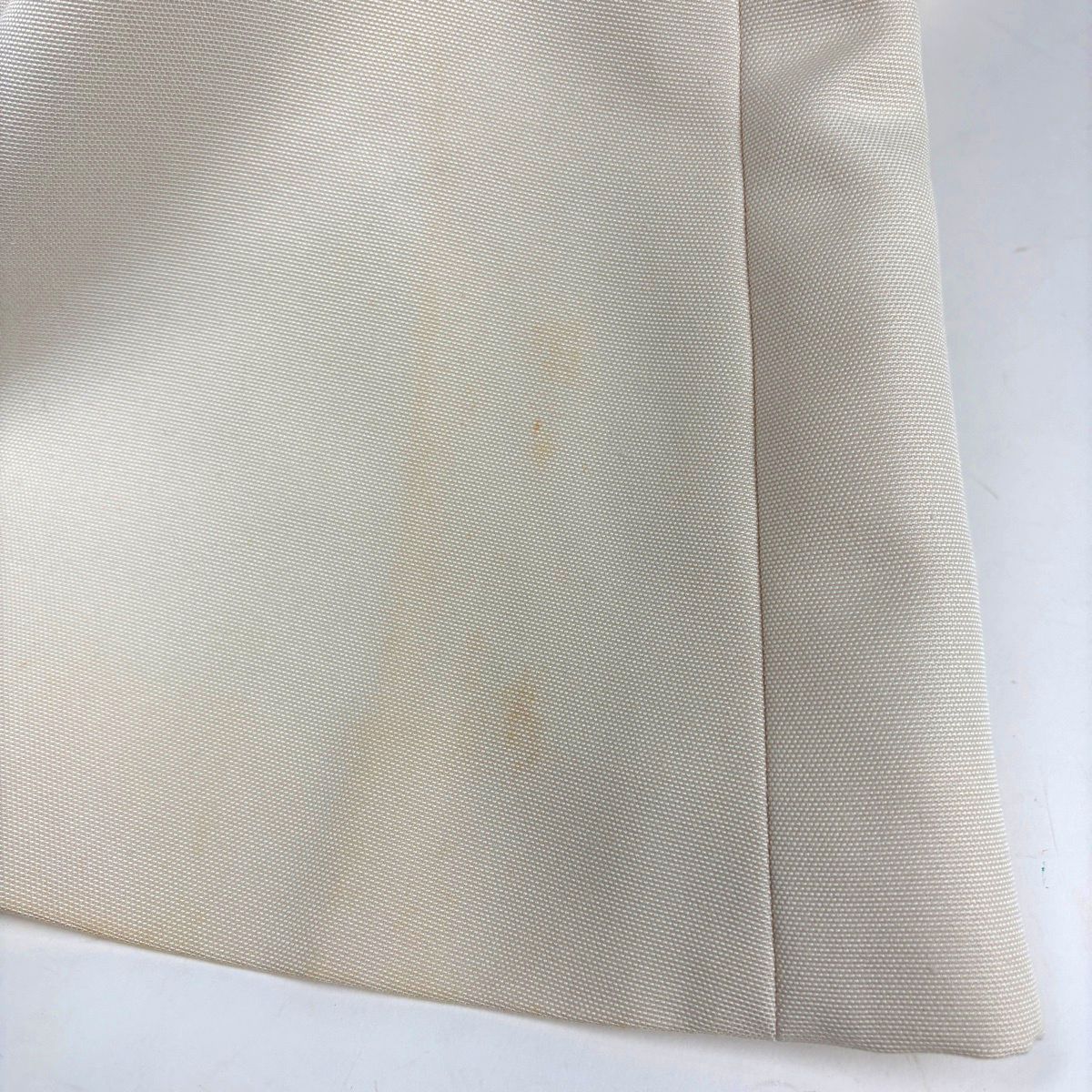 Chanel Logo Button Short Sleeve Dress Silk Ivory — view 5