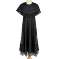 Chanel Open Shoulder Dress Set Cape