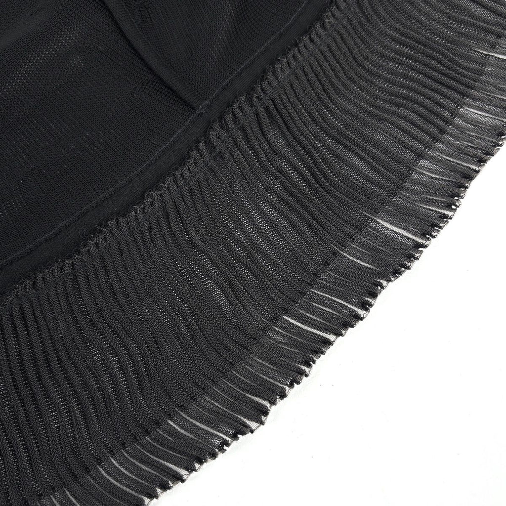 Chanel Open Shoulder Dress Set Cape — view 7