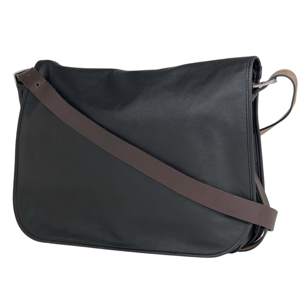 Hermes Barda 43 Shoulder Bag Veau Sikkim Black