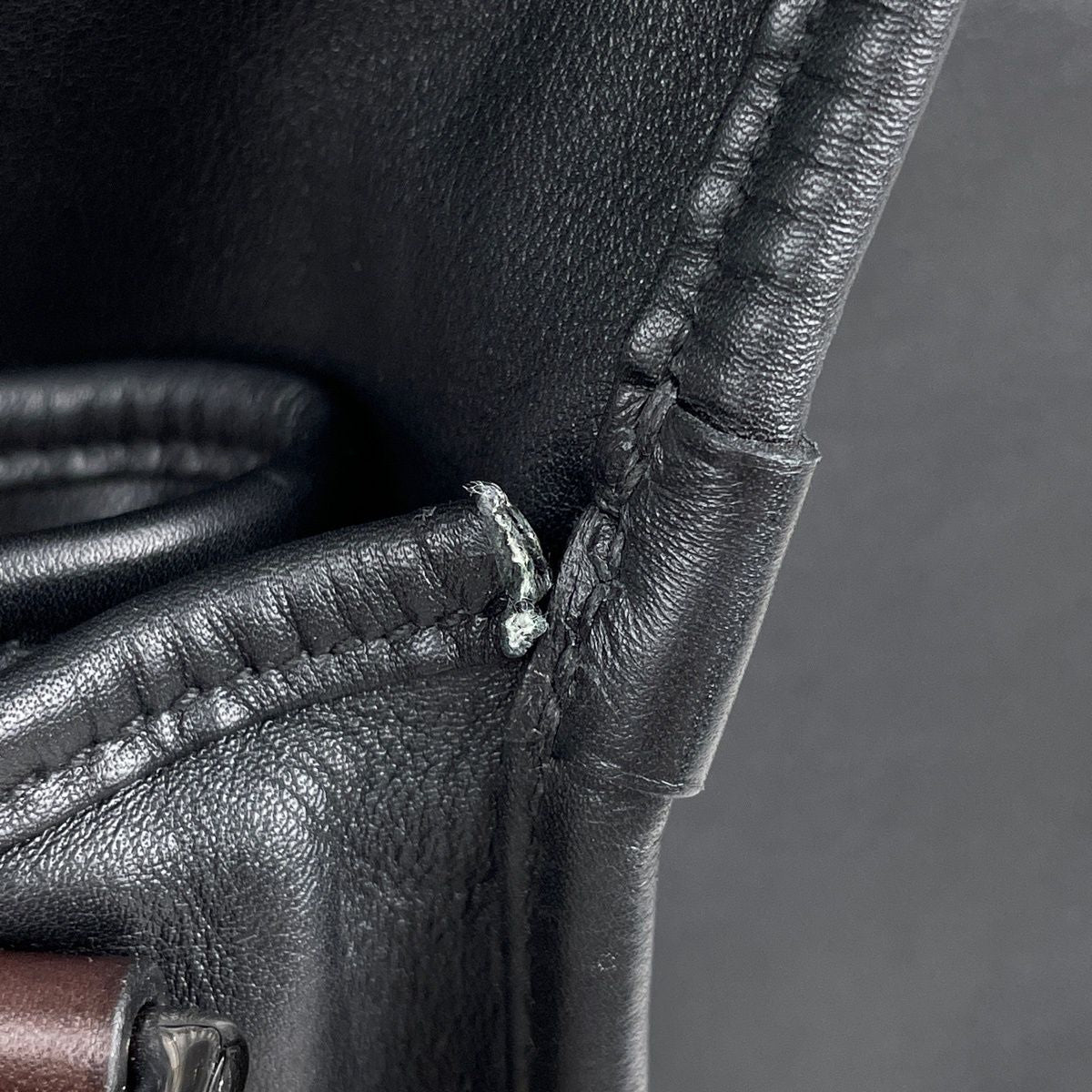 Hermes Barda 43 Shoulder Bag Veau Sikkim Black — view 8