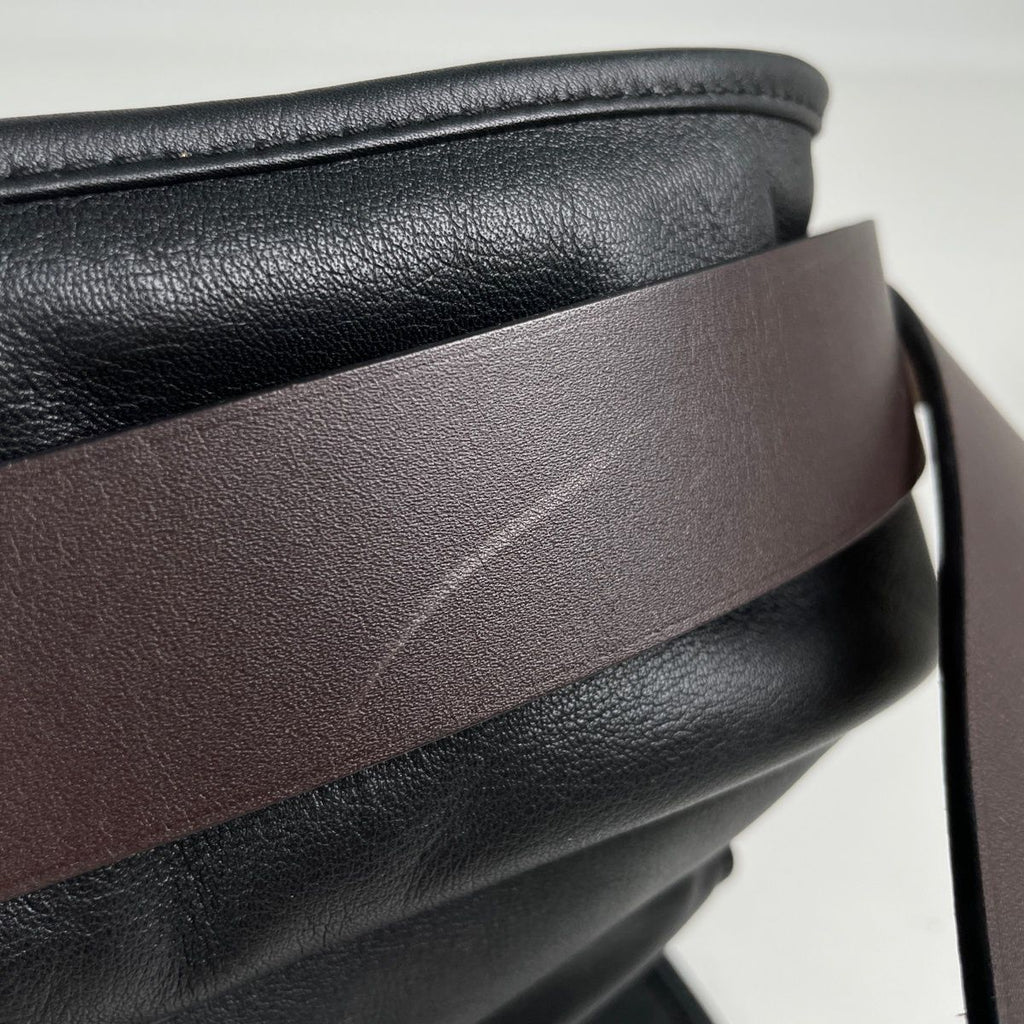 Hermes Barda 43 Shoulder Bag Veau Sikkim Black — view 4