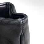 Chanel Tote CC Logo Quilted Leather Black — view 5